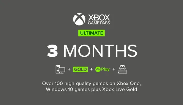 Xbox Game Pass Ultimate 3 Meses para PC (Microsoft Store)