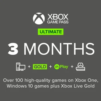 Xbox Game Pass Ultimate 3 Meses para PC (Microsoft Store)